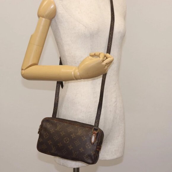 LOUIS VUITTON Monogram Marly Bandouliere Shoulder Bag M51828 LV Auth 142634 - Picture 3 of 16